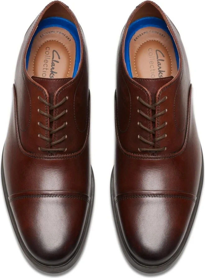 Clarks Men's Collection Whiddon Lace Up Oxford Dress Shoe - Image 4