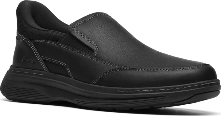 Black Tumbled Leather