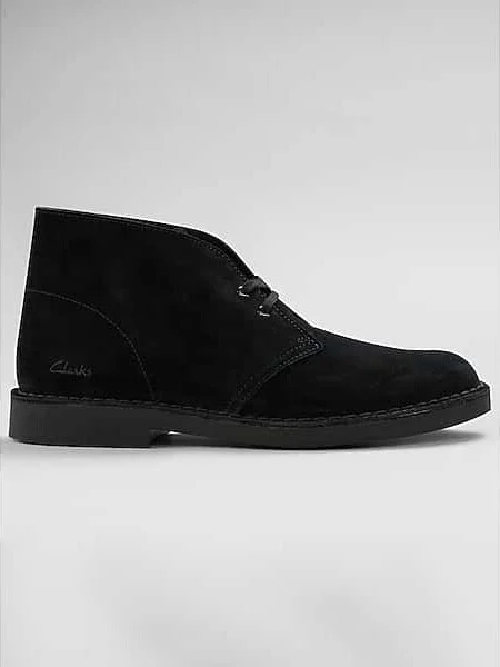 Clarks Men's Desert EVO Lace Up Boots Black