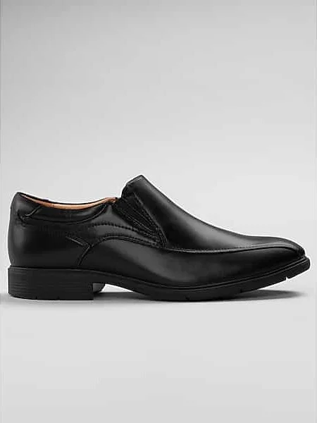 Clarks Men's Eldredge Step Slip On Shoes Black