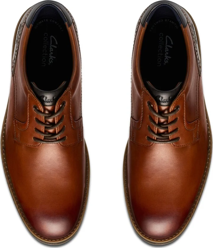 Clarks Men's Emmet Plain Toe Dress Shoe - Image 6