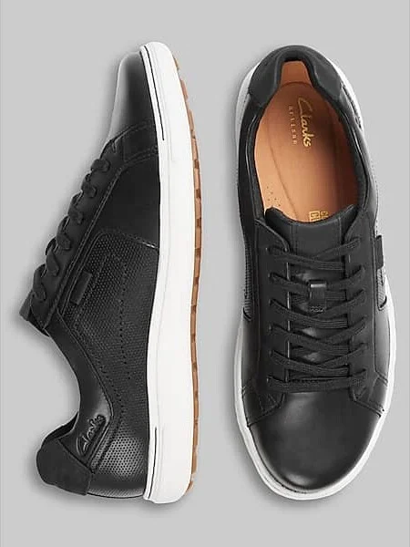 Clarks Men's Mapstone Sneakers Black