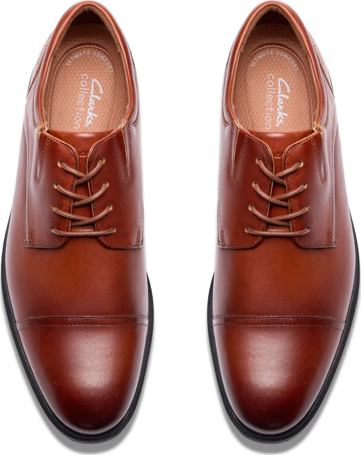 Clarks Men's Steadwell Cap Toe Dress Shoe - Image 5