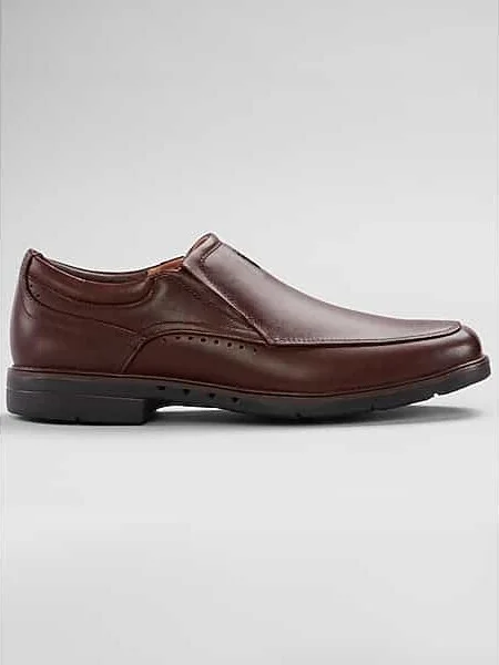 Clarks Men's Un Kendric Go Moc Toe Slip On Shoes Mahogany