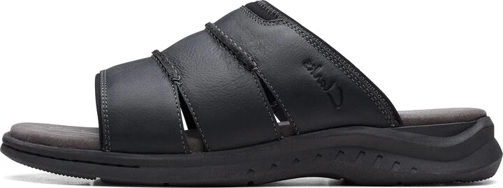 Black Tumbled Leather