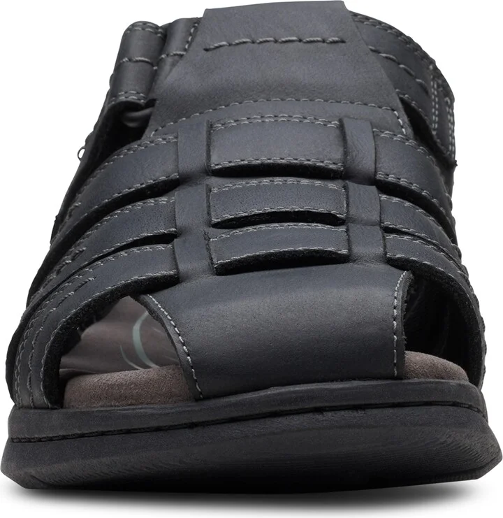 Clarks Men's Walkford Fish Tumbled Leather Sandals - Image 10