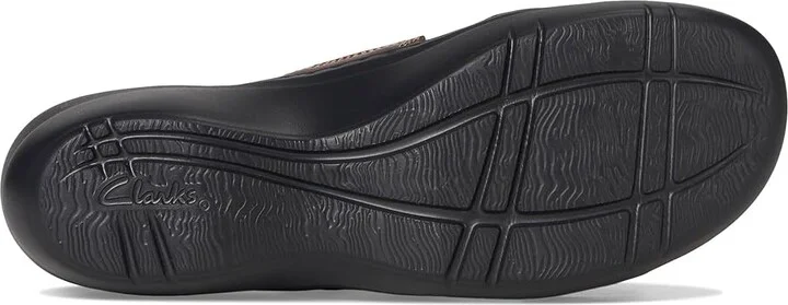 Clarks Merliah 2 Belle Women's Sandals Brown Leather : 9.5 A - Narrow, Synthetic - Image 3