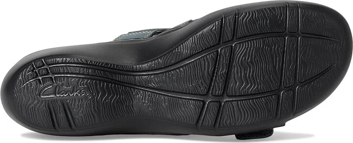 Clarks Merliah 2 Cove Women's Sandals Blue Grey Leather : 9.5 B - Medium - Image 3