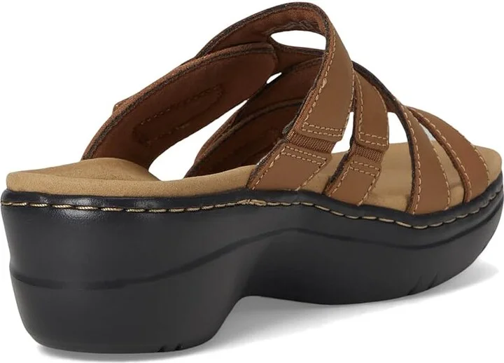 Clarks Merliah 2 Cove Women's Sandals Tan Leather : 12 B - Medium - Image 4