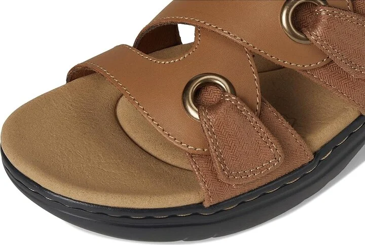 Clarks Merliah 2 Cove Women's Sandals Tan Leather : 12 B - Medium - Image 7