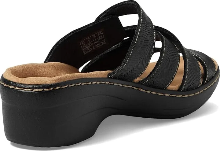 Clarks Merliah Karli Women's Shoes Black Leather : 7 A - Narrow - Image 4