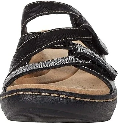 Clarks Merliah Karli Women's Shoes Black Leather : 7 A - Narrow - Image 5