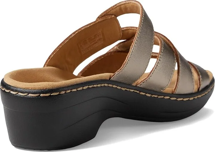 Clarks Merliah Karli Women's Shoes Metallic Leather : 7 A - Narrow - Image 4