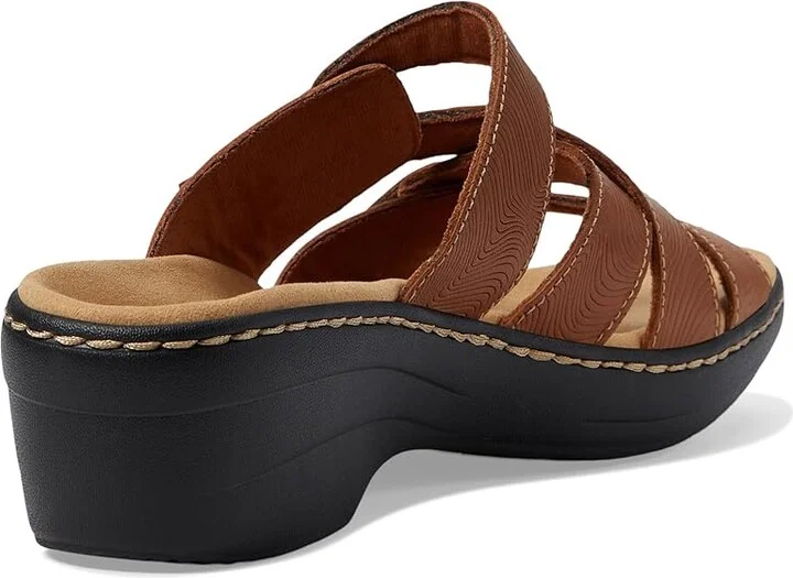 Clarks Merliah Karli Women's Shoes Tan Leather : 8.5 B - Medium - Image 4