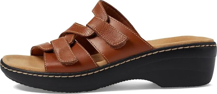 Clarks Merliah Karli Women's Shoes Tan Leather : 8.5 B - Medium - Image 6