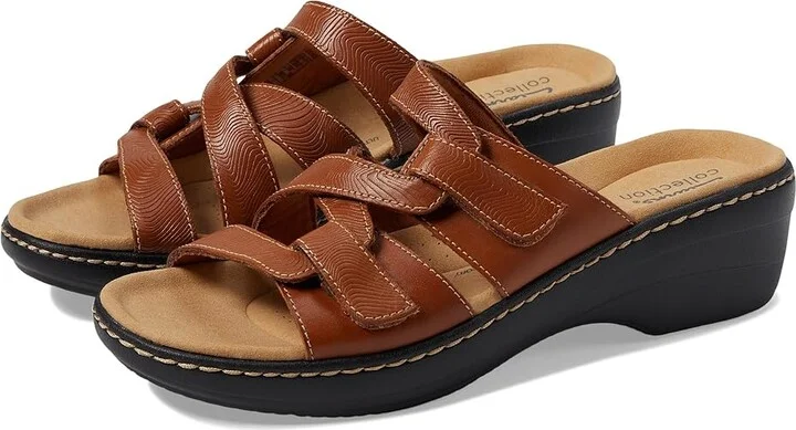 Clarks Merliah Karli Women's Shoes Tan Leather : 8.5 B - Medium