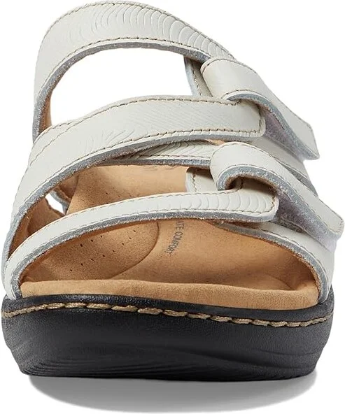 Clarks Merliah Karli Women's Shoes White Leather : 9 A - Narrow - Image 2