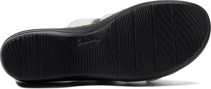Clarks Merliah Karli Women's Shoes White Leather : 9 A - Narrow - Image 3