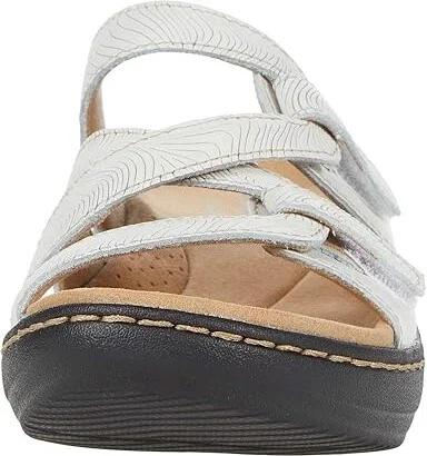 Clarks Merliah Karli Women's Shoes White Leather : 9 A - Narrow - Image 5