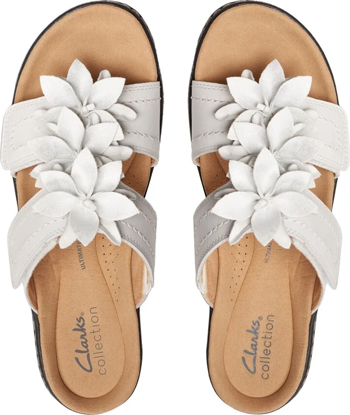 Clarks Merliah Raelyn Flower-Detail Wedge Heel Platform Sandals - Image 8