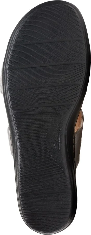 Clarks Merliah Raelyn Flower-Detail Wedge Heel Platform Sandals - Image 9