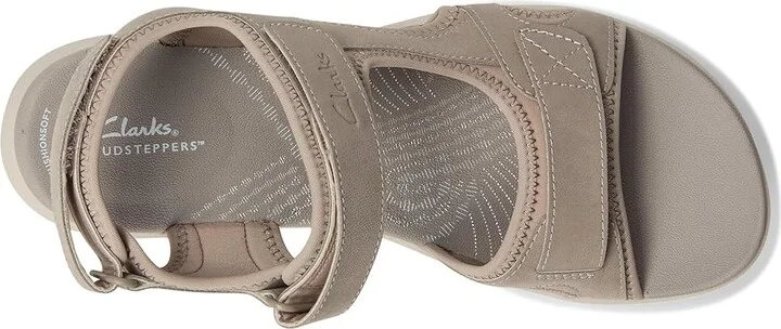 Clarks Mira Bay Women's Shoes Stone Textile : 5.5 B - Medium - Image 2