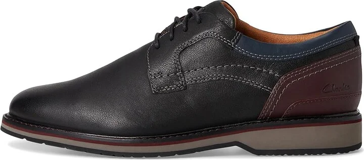 Clarks Monahan Plain Men's Lace-up Boots Black Leather : 7 D - Medium, Synthetic - Image 6