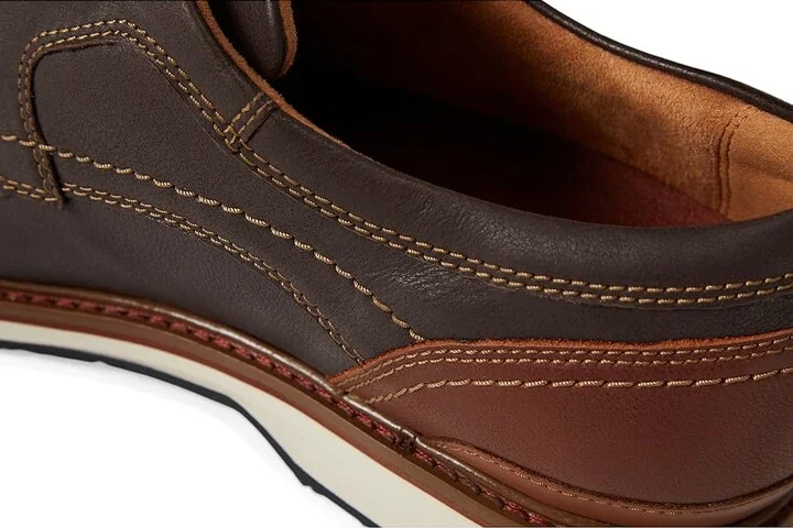Clarks Monahan Plain Men's Lace-up Boots Brown Leather : 7 EE - Wide, Synthetic - Image 7