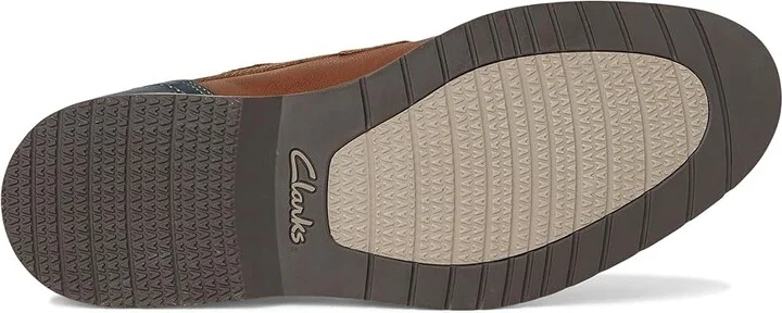 Clarks Monahan Plain Men's Lace-up Boots Tan Leather : 7.5 D - Medium, Synthetic - Image 3