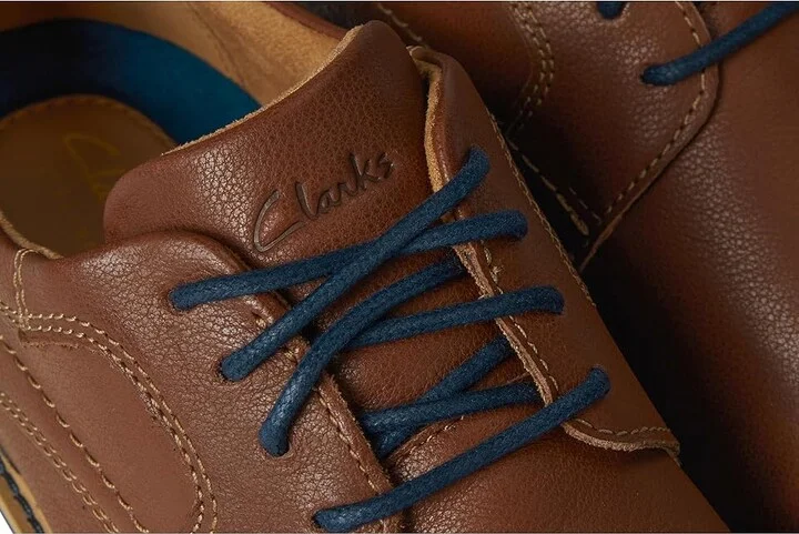 Clarks Monahan Plain Men's Lace-up Boots Tan Leather : 7.5 D - Medium, Synthetic - Image 7