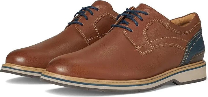 Clarks Monahan Plain Men's Lace-up Boots Tan Leather : 7.5 D - Medium, Synthetic