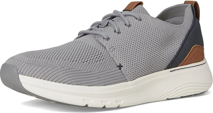 Clarks Motion Trek MX Men's Shoes Light Grey Textile : 7 EE - Wide - Image 5