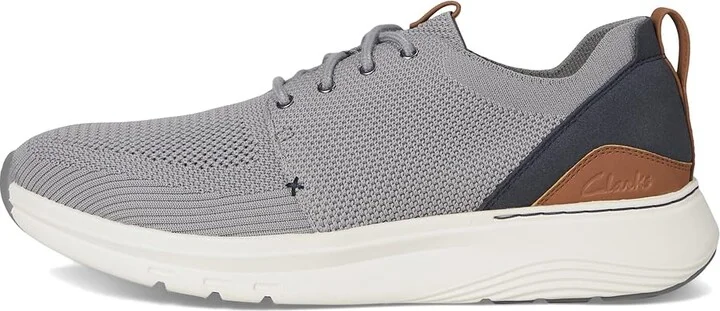 Clarks Motion Trek MX Men's Shoes Light Grey Textile : 7 EE - Wide - Image 6
