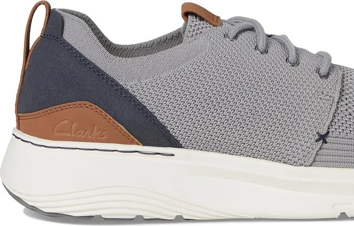 Clarks Motion Trek MX Men's Shoes Light Grey Textile : 7 EE - Wide - Image 7