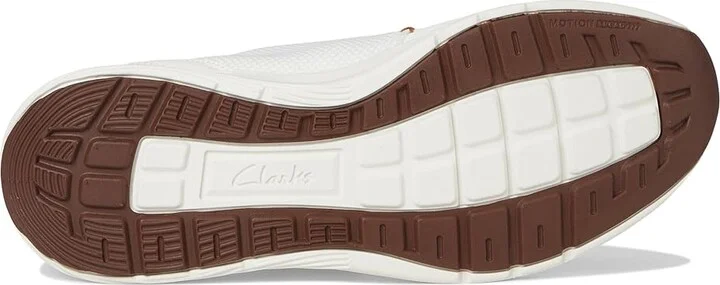 Clarks Motion Trek MX Men's Shoes White Textile : 8 D - Medium - Image 3