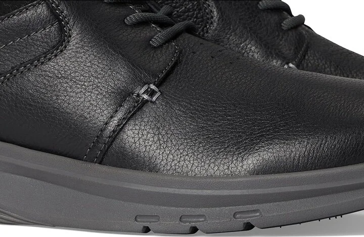 Clarks Motion Trek Plain Toe Men's Lace-up Boots Black Leather : 11 D - Medium - Image 7