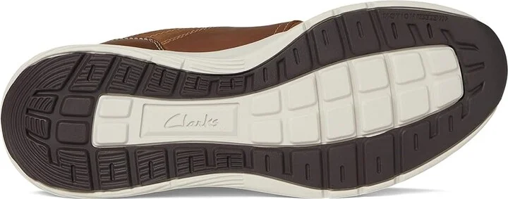 Clarks Motion Trek Plain Toe Men's Lace-up Boots Dark Tan Leather : 10.5 D - Medium - Image 3