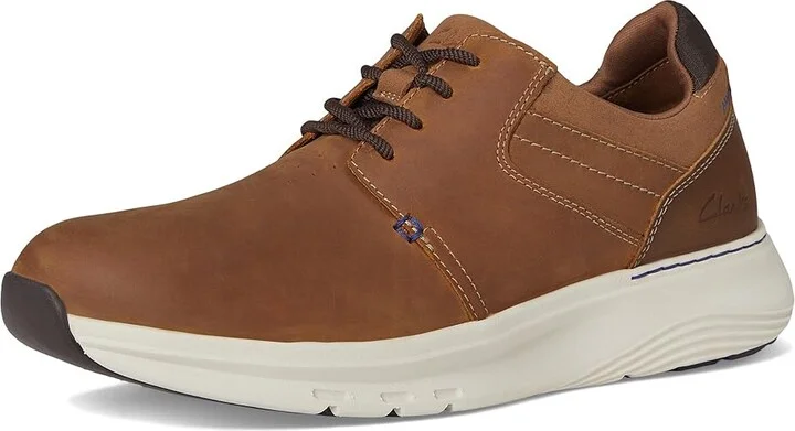 Clarks Motion Trek Plain Toe Men's Lace-up Boots Dark Tan Leather : 10.5 D - Medium - Image 5