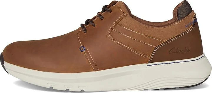 Clarks Motion Trek Plain Toe Men's Lace-up Boots Dark Tan Leather : 10.5 D - Medium - Image 6