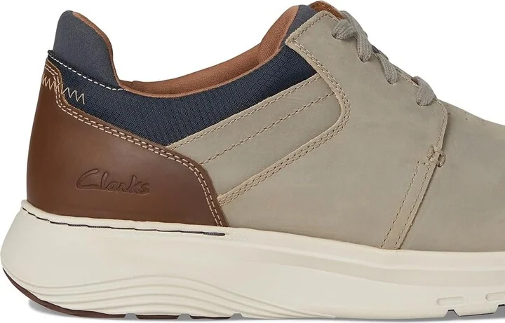 Clarks Motion Trek Plain Toe Men's Lace-up Boots Taupe Combi Nubuck : 7 EE - Wide, Leather - Image 7