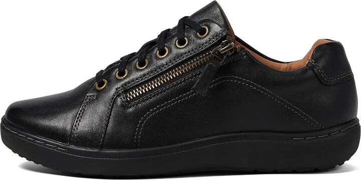 Clarks Nalle Lace Women's Shoes Black/Black Leather : 5.5 B - Medium - Image 6