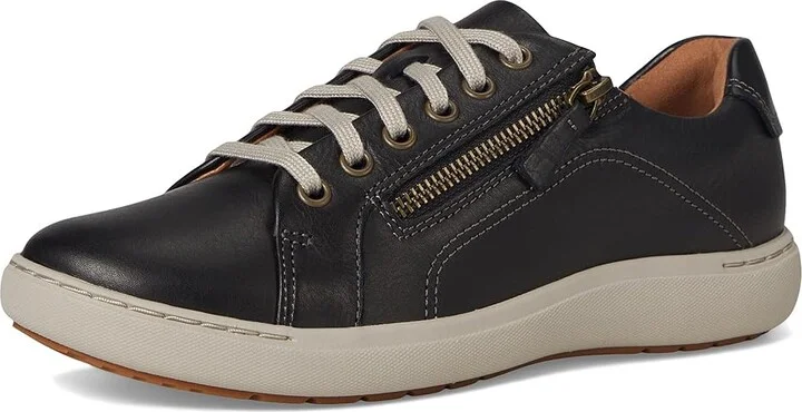 Clarks Nalle Lace Women's Shoes Black Leather : 5 B - Medium - Image 5