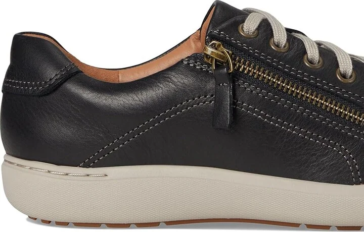 Clarks Nalle Lace Women's Shoes Black Leather : 5 B - Medium - Image 7