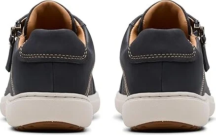 Clarks Nalle Lace Women's Shoes Navy Nubuck : 5 B - Medium, Leather - Image 4