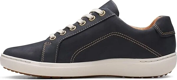 Clarks Nalle Lace Women's Shoes Navy Nubuck : 5 B - Medium, Leather - Image 6