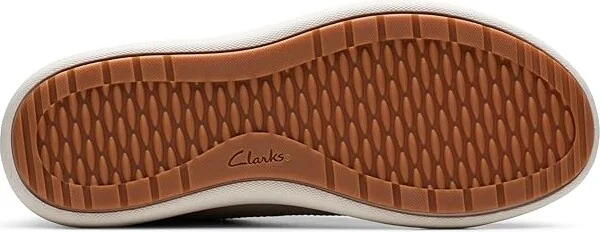 Clarks Nalle Lace Women's Shoes Stone Nubuck : 5 B - Medium, Leather - Image 3