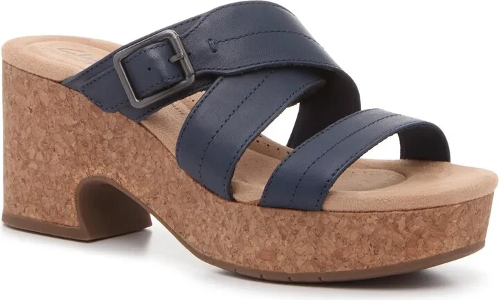 Navy Leather