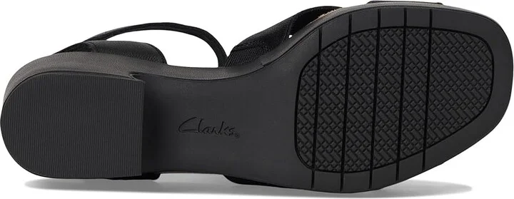 Clarks Nerisa Pearl Women's Sandals Black/Black Leather : 12 B - Medium - Image 3