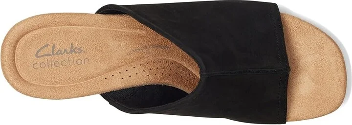 Clarks Nerisa Vine Women's Sandals Black Nubuck : 12 B - Medium, Leather/Rubber - Image 2
