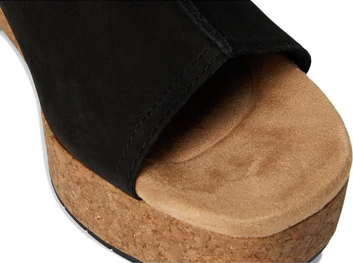 Clarks Nerisa Vine Women's Sandals Black Nubuck : 12 B - Medium, Leather/Rubber - Image 7